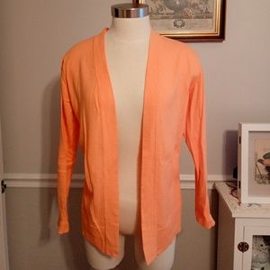 Orange open front cardigan from GAP size.Medium